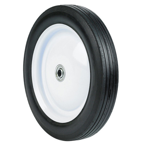 Arnold - 490-323-0001 - 1.75 in. W x 10 in. Dia. Steel Lawn Mower Replacement Wheel 80 lb.