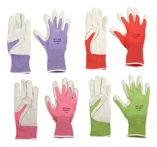 Atlas - 3704CS-06.RT - Unisex Indoor/Outdoor Nitrile Coated Gloves Assorted S 1 pair