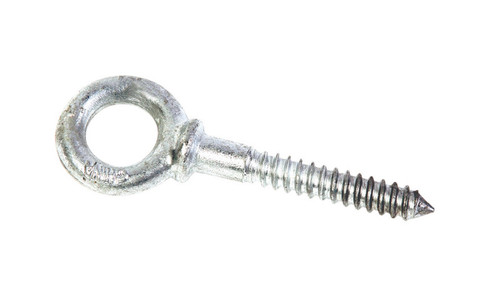 Baron - 28038 - 3/8 in. x 2-1/2 in. L Hot Dipped Galvanized Steel Lag Thread Eyebolt Nut Included