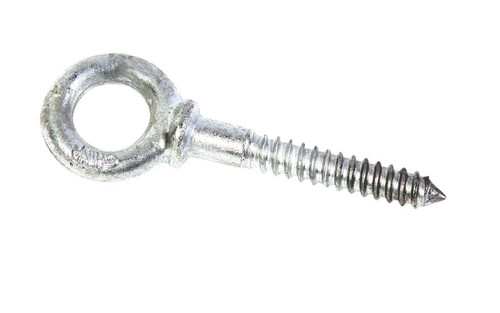 Baron - 28014 - 1/4 in. x 2 in. L Hot Dipped Galvanized Steel Lag Thread Eyebolt Nut Included