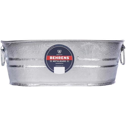 Behrens - 000-OV - 2 gal. Steel Tub Oval