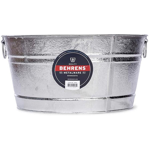 Behrens - 0B - 9 gal. Steel Tub Round