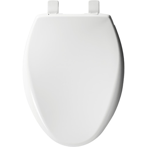 Bemis - 187SLOW-000 - Mayfair Slow Close Elongated White Plastic Toilet Seat