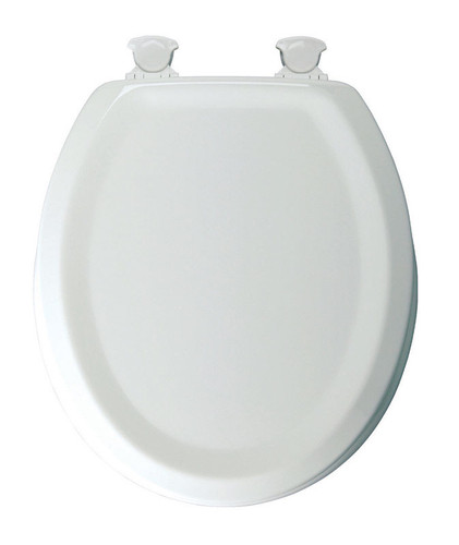 Bemis - 25EC-000 - Mayfair Round White Molded Wood Toilet Seat