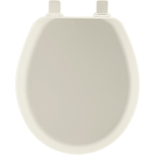 Bemis - 41EC-346 - Mayfair Never Loosens Round Biscuit Molded Wood Toilet Seat