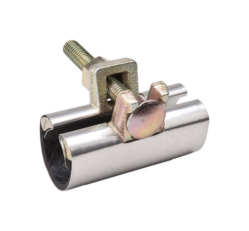 Mueller - 160-604 - 3/4 in. Galvanized 430 Stainless Steel Pipe Repair Clamp