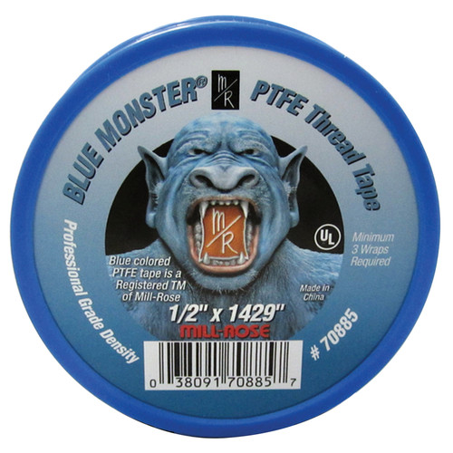 Blue Monster - 70885 - Blue 1429 in. L x 1/2 in. W Thread Seal Tape