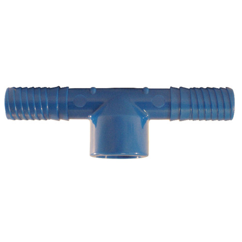 Apollo Blue Twister - ABTFT12 - 1/2 in. Insert x 1/2 in. Dia. Insert Acetal Tee