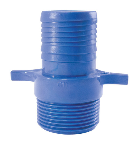 Apollo Blue Twister - ABTMA114 - 1-1/4 in. Insert x 1-1/4 in. Dia. MPT Acetal Male Adapter