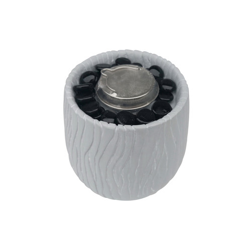 Bond - Y7062 - DecoFire Willow Gray Ceramic 6 in. Tabletop Torch 1/pc.