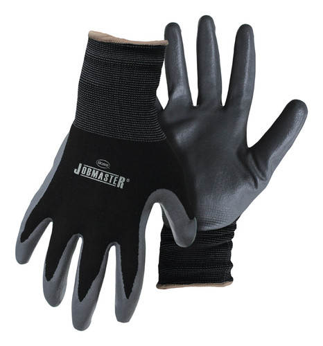 Boss - 8442L - JobMaster Men's Indoor/Outdoor Palm Gloves Black/Gray L 1 pair