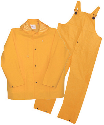 Boss - 3PR0300YJ - Yellow PVC-Coated Polyester Rain Suit XXL