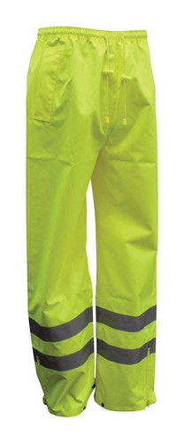 Boss - 3NR3000L - Hi-Vis Yellow Polyester Rain Pants L