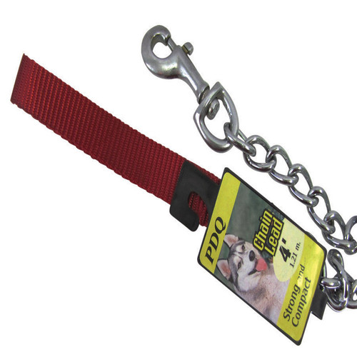 Boss Pet - 12602 - Silver Chain Lead Steel Dog Leash Small/Medium