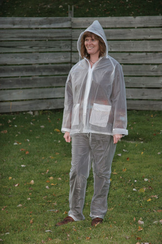 Boulder Creek - 61101CM - Clear Vinyl Three Piece Rain Suit