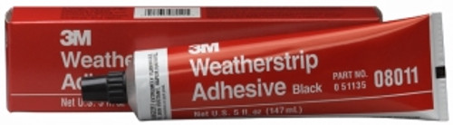 3M - 08011 - Black Weatherstrip Adhesive, 5 fl oz