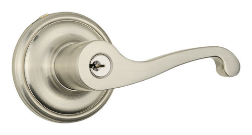 Brinks - 23014-119 - Push Pull Rotate Glenshaw Satin Nickel Entry Lever ANSI Grade 2 KW1 1.75 in.