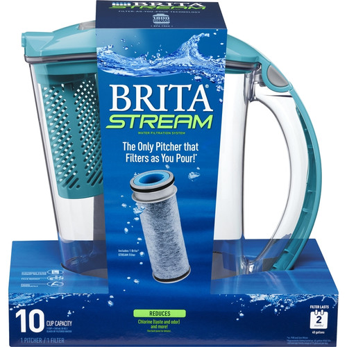 Brita - 36219 - Stream 10 Blue Water Pitcher