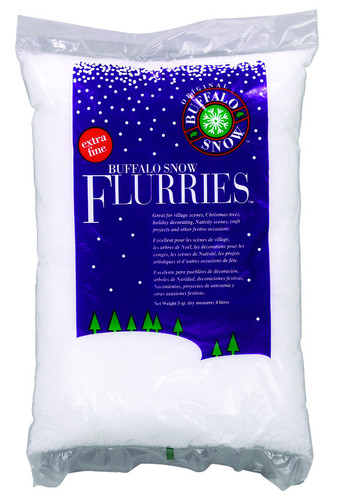 Buffalo - B00070 - White 4 liters dry Decorative Snow Indoor Christmas Decor