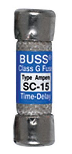 Bussmann - BP/SC-15 - 15 amps Midget Fuse - 2/Pack