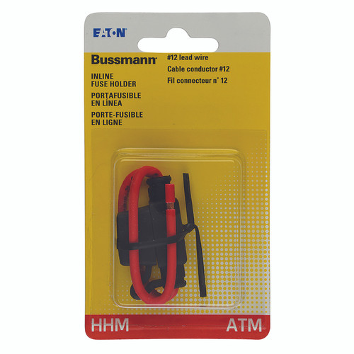 Bussmann - BP/HHM-RP - 30 amps ATM Fuse Holder with Cover - 1/Pack