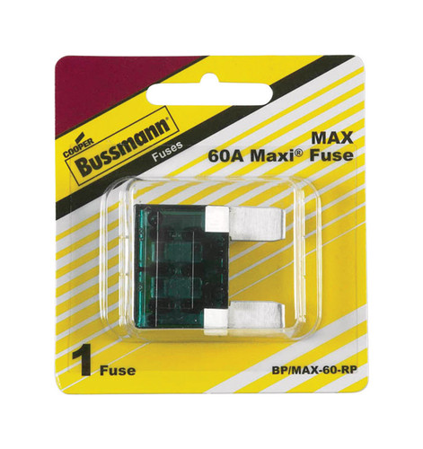 Bussmann - BP/MAX-60-RP - 60 amps MAX Blade Fuse - 1/Pack