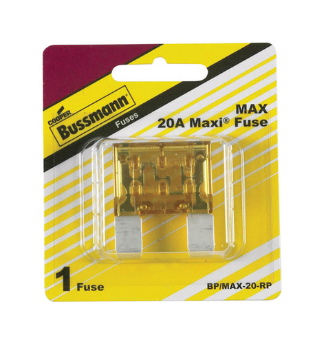 Bussmann - BP/MAX-20-RP - 20 amps MAX Blade Fuse - 1/Pack