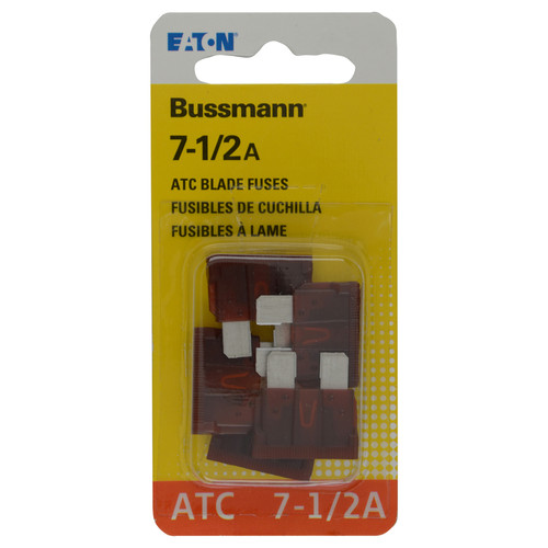 Bussmann - BP/ATC-7-1/2-RP - 7.5 amps ATC Blade Fuse - 5/Pack