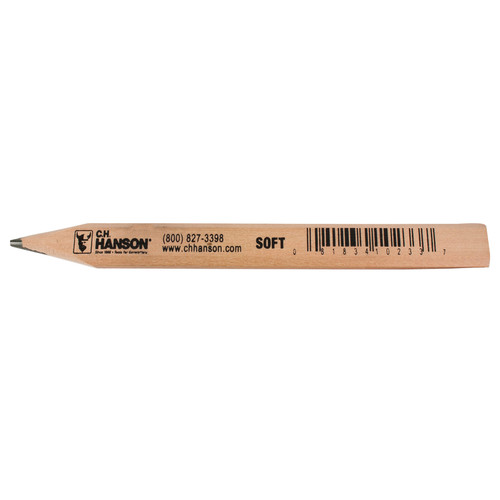 C.H. Hanson - 10233 - 7 in. L x 0.5 in. W Carpenter Pencil Beige Wood 1/pc.
