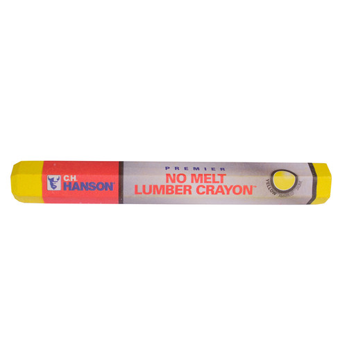 C.H. Hanson - 10385 - 4.5 in. L x 0.5 in. W Lumber Crayon Yellow Metal 1/pc.