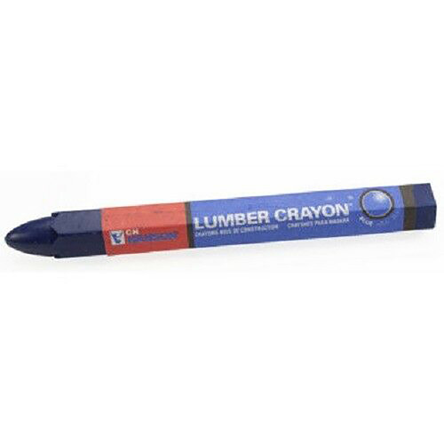 C.H. Hanson - 10383 - 4.5 in. L x 0.5 in. W Lumber Crayon Blue Metal 1/pc.