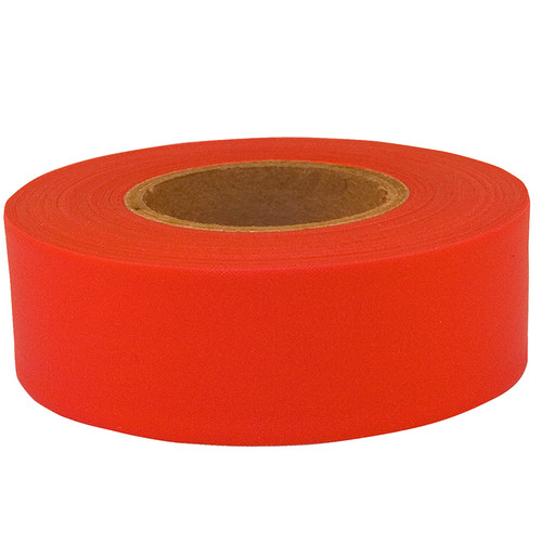 C.H. Hanson - 17002 - 150 ft. L x 1.2 in. W Plastic/PVC Flagging Tape Fluorescent Red