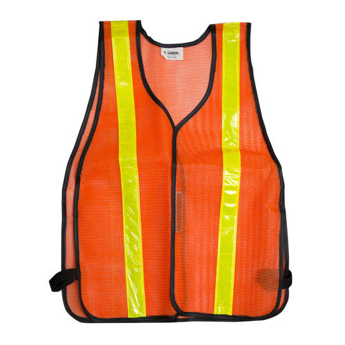 C.H. Hanson - 55150 - Reflective Polyester Mesh Safety Vest Orange One Size Fits All