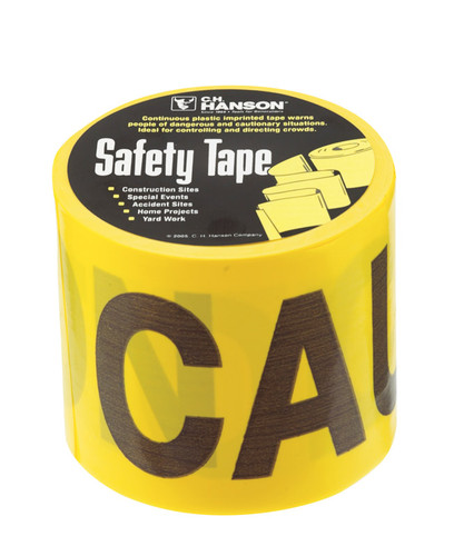 C.H. Hanson - 15001 - 200 ft. L x 3 in. W Plastic Caution Barricade Tape Yellow