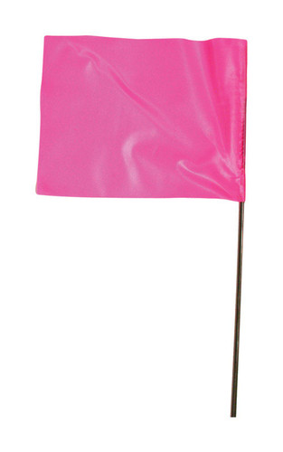C.H. Hanson - 15081 - 21 in. Pink Marking Flags Polyvinyl - 100/Pack
