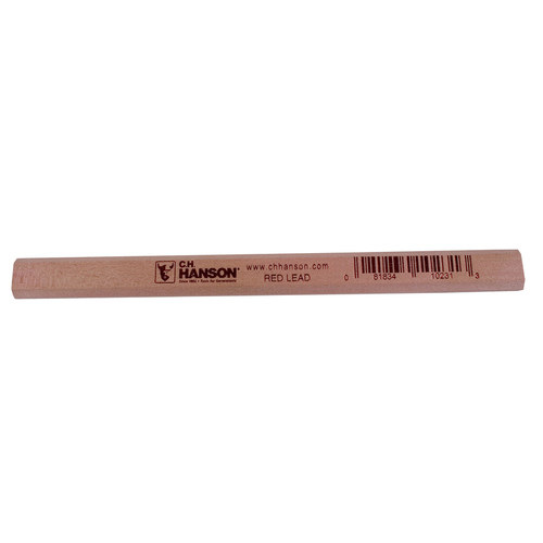 C.H. Hanson - 10231 - 7 in. L Red Lead Carpenter Pencil 1/pc.