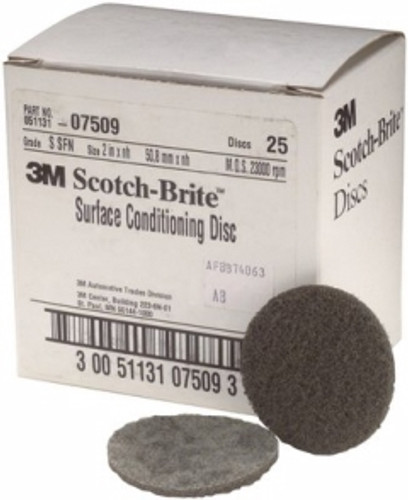 3M - 07509 - Scotch-Brite Surface Conditioning Disc 07509, 2 in, Super Fine