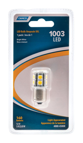Camco - 54601 - LED Marker/Turn/Utility Automotive Bulb 1003