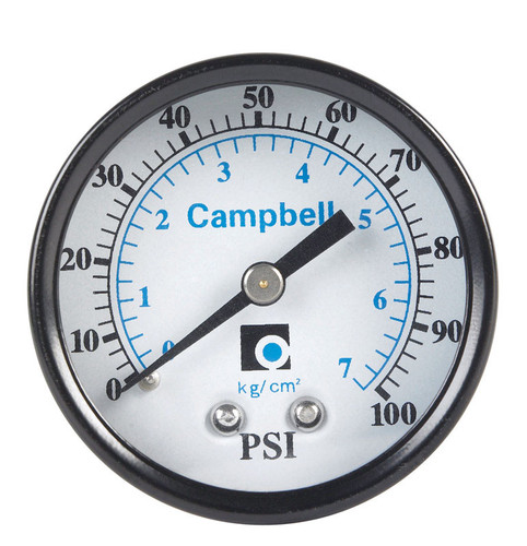 Campbell - PGCBM-1-NL - Pressure Gauge 100 psi