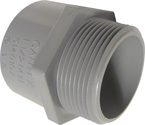 Cantex - 5140105C - 1 in. Dia. PVC Male Adapter For PVC - 1/Pack