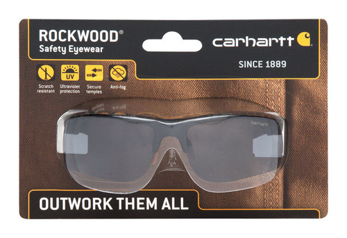 Carhartt - CHB720DTCC - Rockwood Anti-Fog Safety Glasses Gray Lens Black Frame 1/pc.