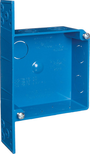Carlon - A5215DR-CAR - 4 in. Square Outlet Box Blue PVC