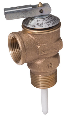 Cash Acme - 16481A-0125 - Temperature and Pressure Relief Valve 1/2" 125 #200