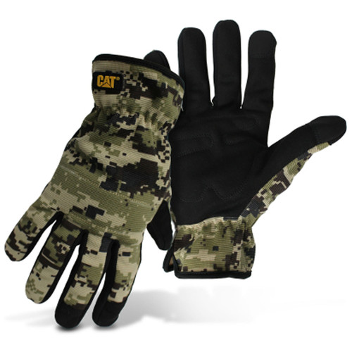Caterpillar - CAT012270X - Pro Series Men's Outdoor Utility Gloves Camouflage XL 1 pair