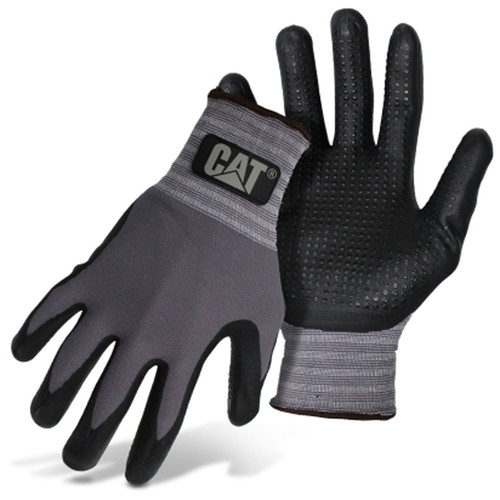 Caterpillar - CAT017419X - Unisex Indoor/Outdoor Work Gloves Black/Gray XL 1 pair