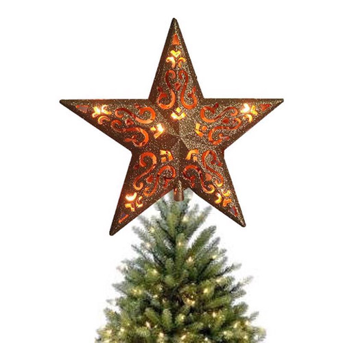 Celebrations - 49136A-71 - Assorted 5 Point Star Tree Topper