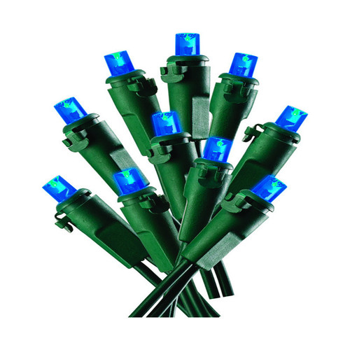 Celebrations - 47982-71 - LED Blue 100 count String Christmas Lights 24.75 ft.