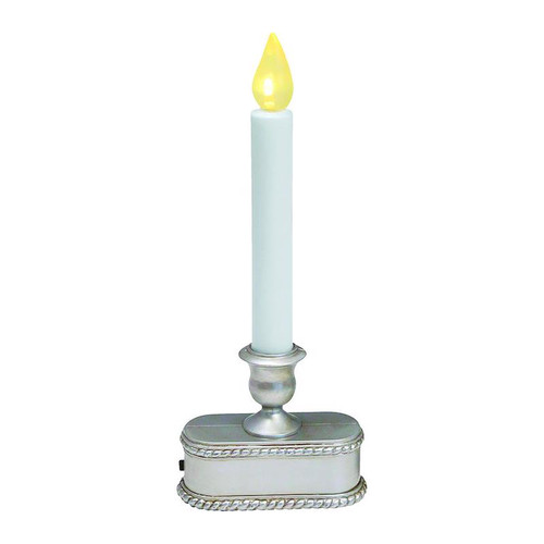 Celebrations - 1532-71 - Brushed Silver No Scent Auto Sensor Candle 9 in. H