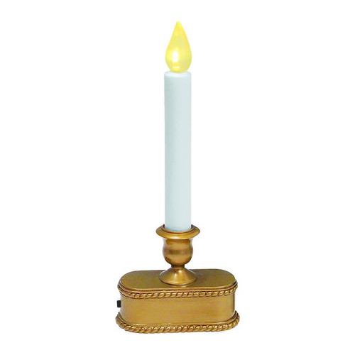 Celebrations - 1533-71 - Brushed Gold No Scent Auto Sensor Candle 9 in. H