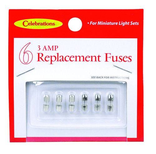 Celebrations - 1267-71 - Replacement Fuses 6 count